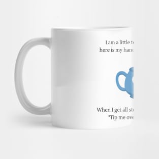 I am a little teapot Nursery Rhyme Mug